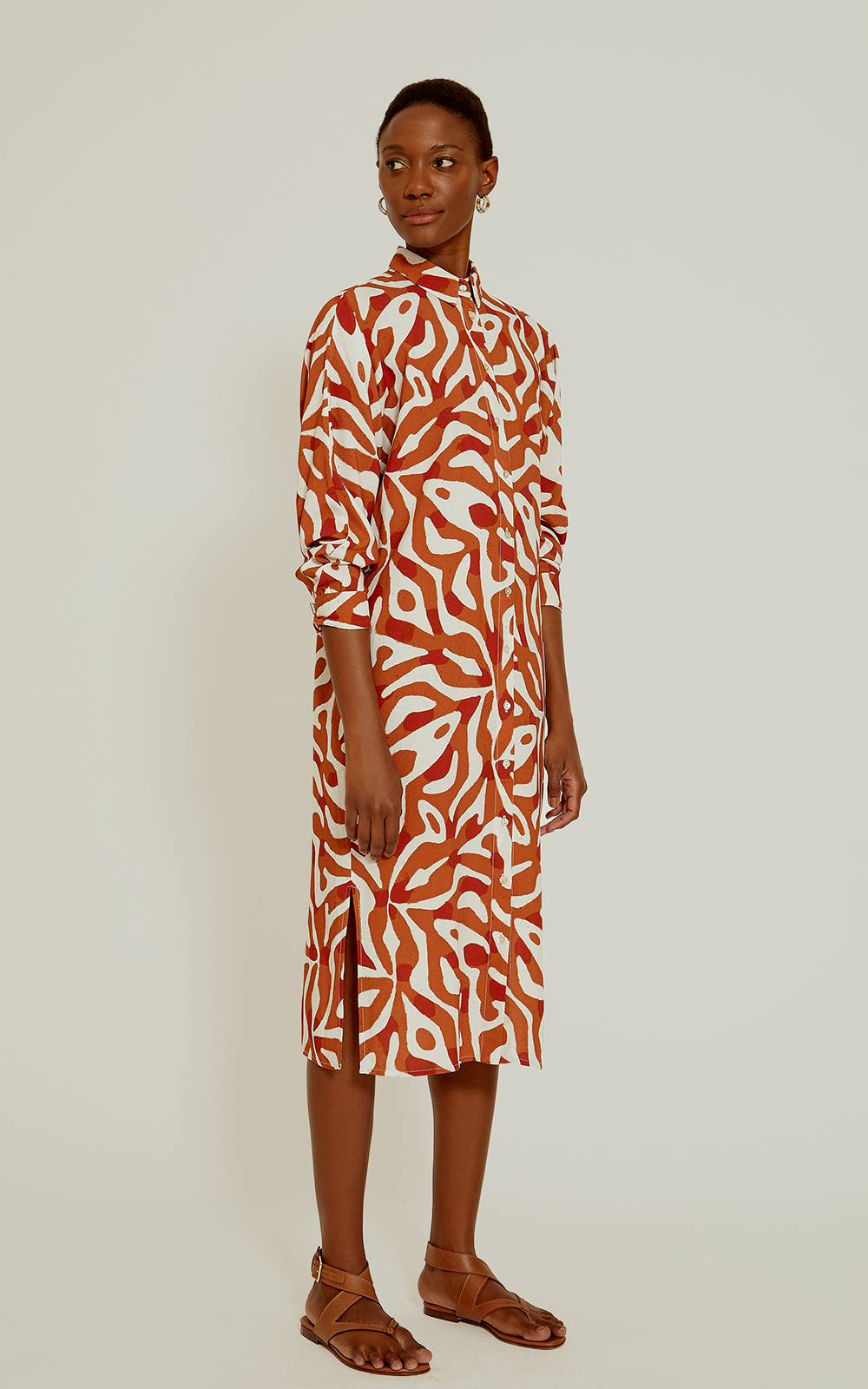 Kalahari Midi Belted Shirt Dress | Lenny Niemeyer Europe