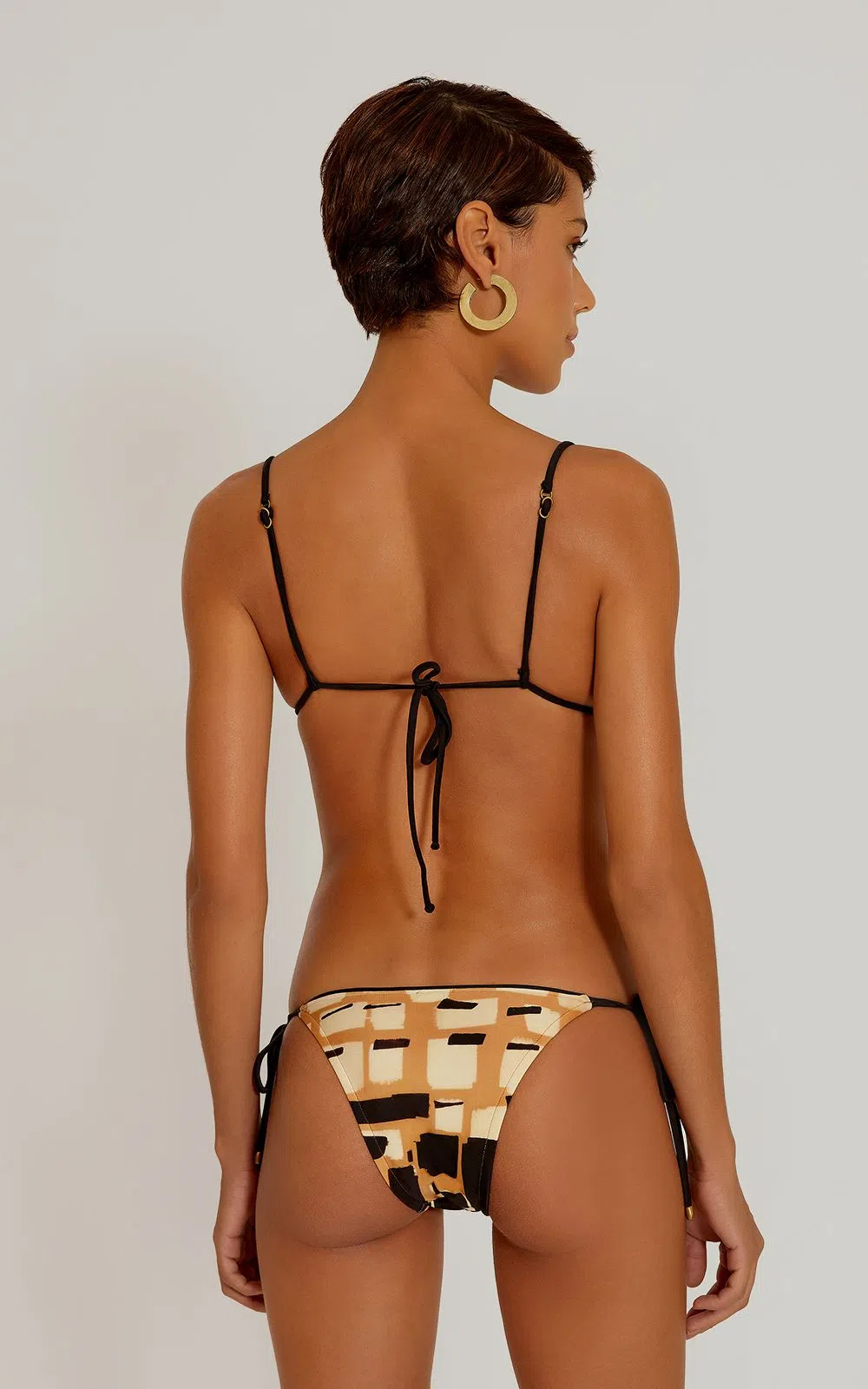 Platz Long Halter Trimmed String Bikini