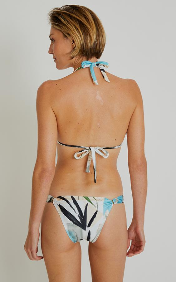 Parchment Adjustable Halter Bikini
