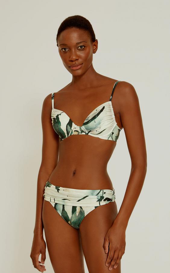 Zaire Herta Ruched Hw Bikini