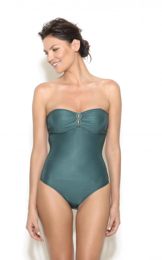 Forest Stone Bandeau Maillot 